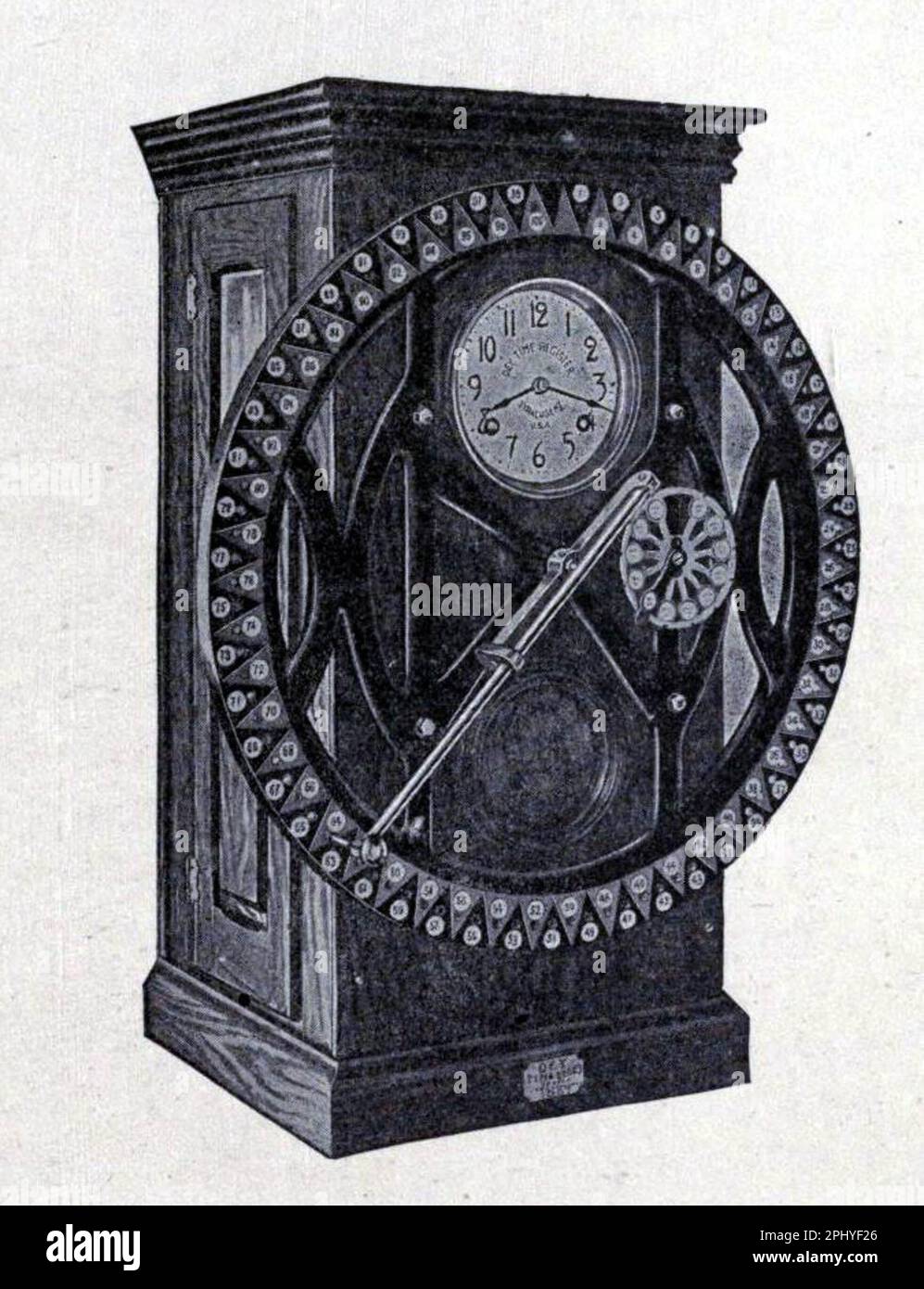 Orologio, 1909 Foto Stock