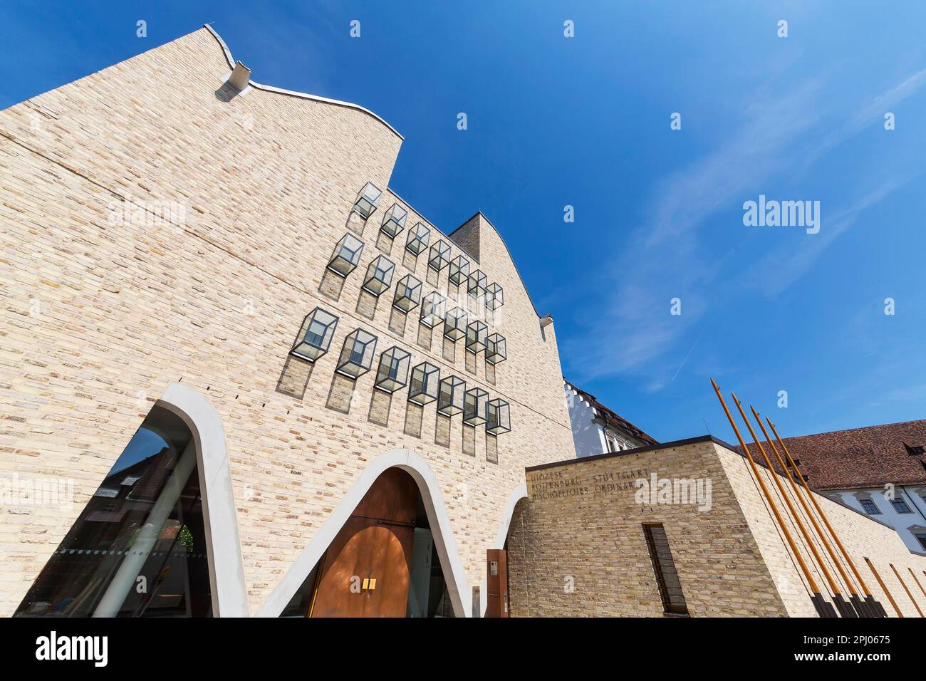 Episcopal Ordinariate, sede della Diocesi di Rottenburg-Stuttgart, Rottenburg am Neckar, Baden-Wuerttemberg, Germania Foto Stock