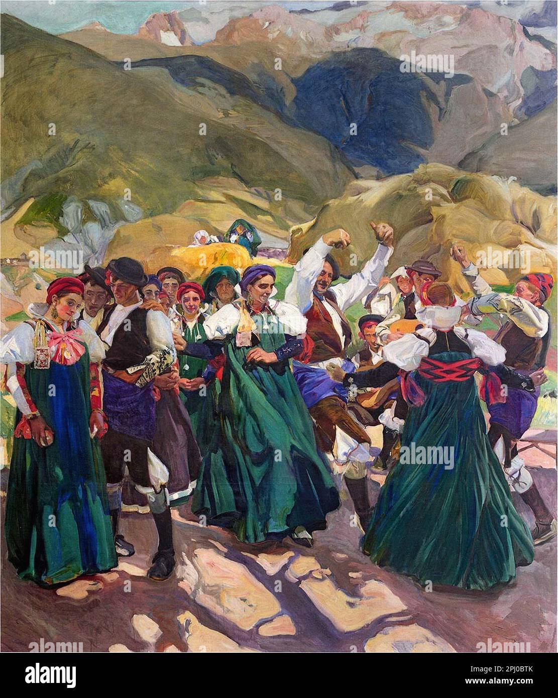 Joaquin Sorolla/ Visions of Spain (ex province di Spagna): Aragon (1914). Foto Stock