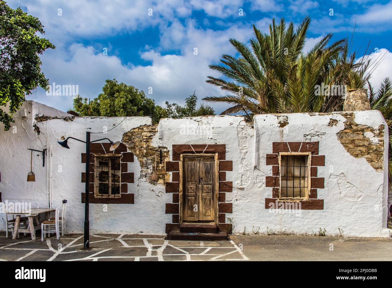 Kattavia, il villaggio più a sud di Rodi, Grecia Foto Stock