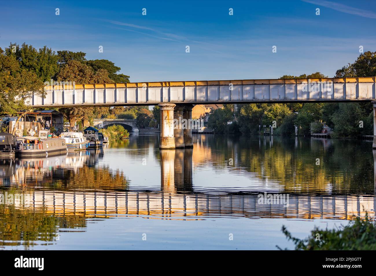 Fotografia locale di Staines-upon-Thames Foto Stock