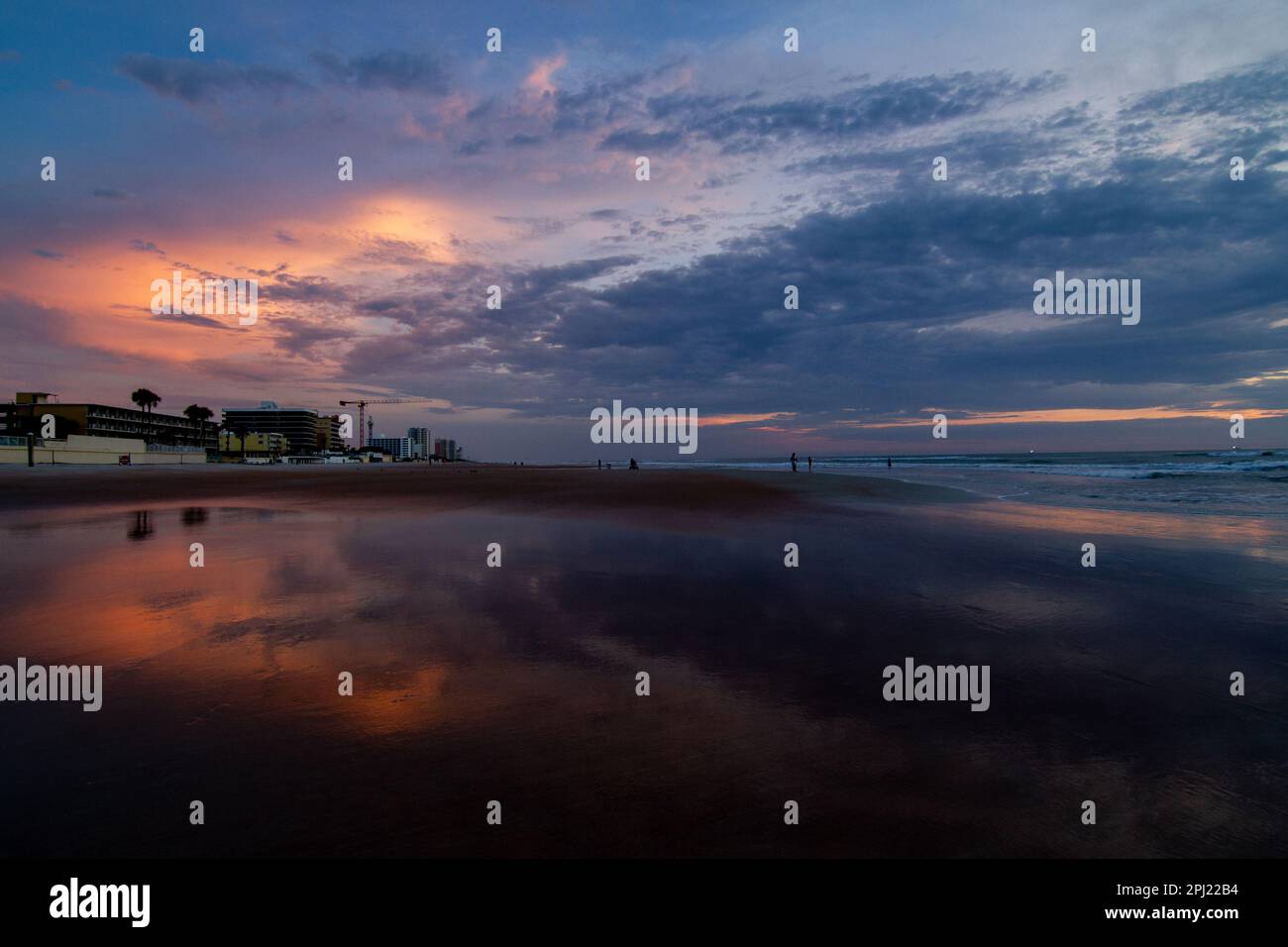 Alba a DAYTONA BEACH Foto Stock