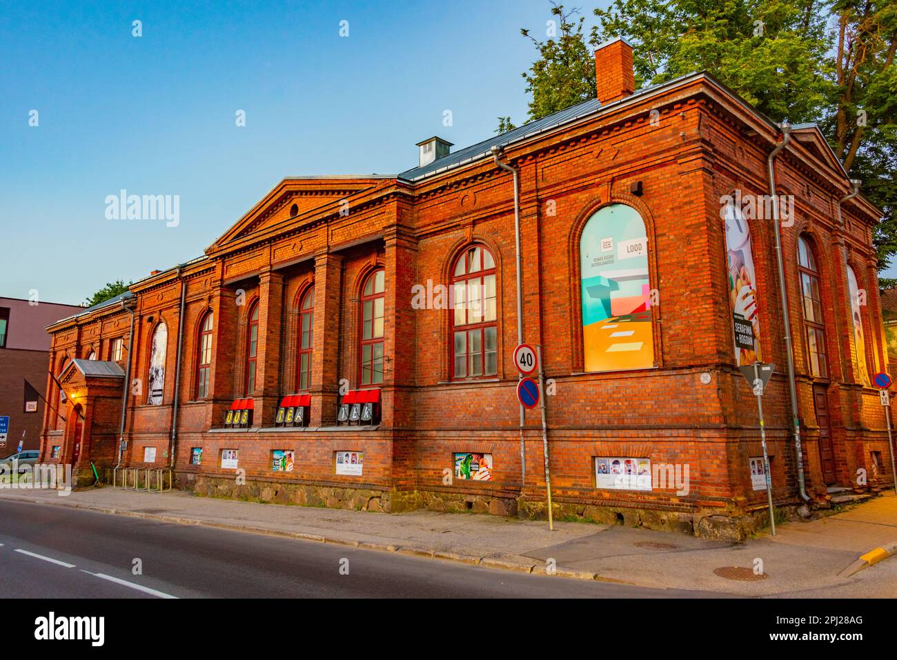 Tartu, Estonia, 27 giugno 2022: Nuovo Teatro Tartu in Estonia. Foto Stock