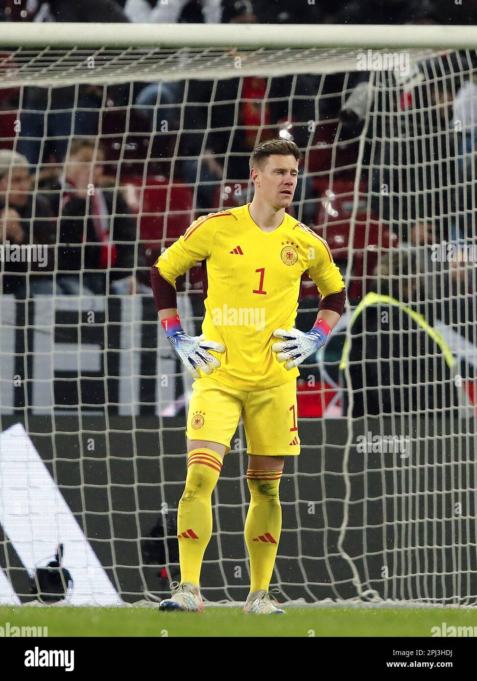 COLONIA - Germania portiere Marc-Andre ter Stegen durante la amichevole partita tra Germania e Belgio allo stadio RheinEnergie il 28 marzo 2023 a Colonia, Germania. AP | Dutch Height | BART STOUTJESDYK Foto Stock
