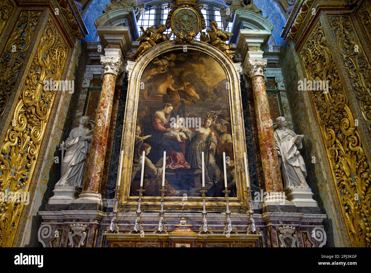 Valletta, Malta. 27th Mar, 2023. St John's Co-Cathedral è una cattedrale cattolica romana situata a Valletta, Malta, dedicata a San Giovanni Battista. Foto Stock