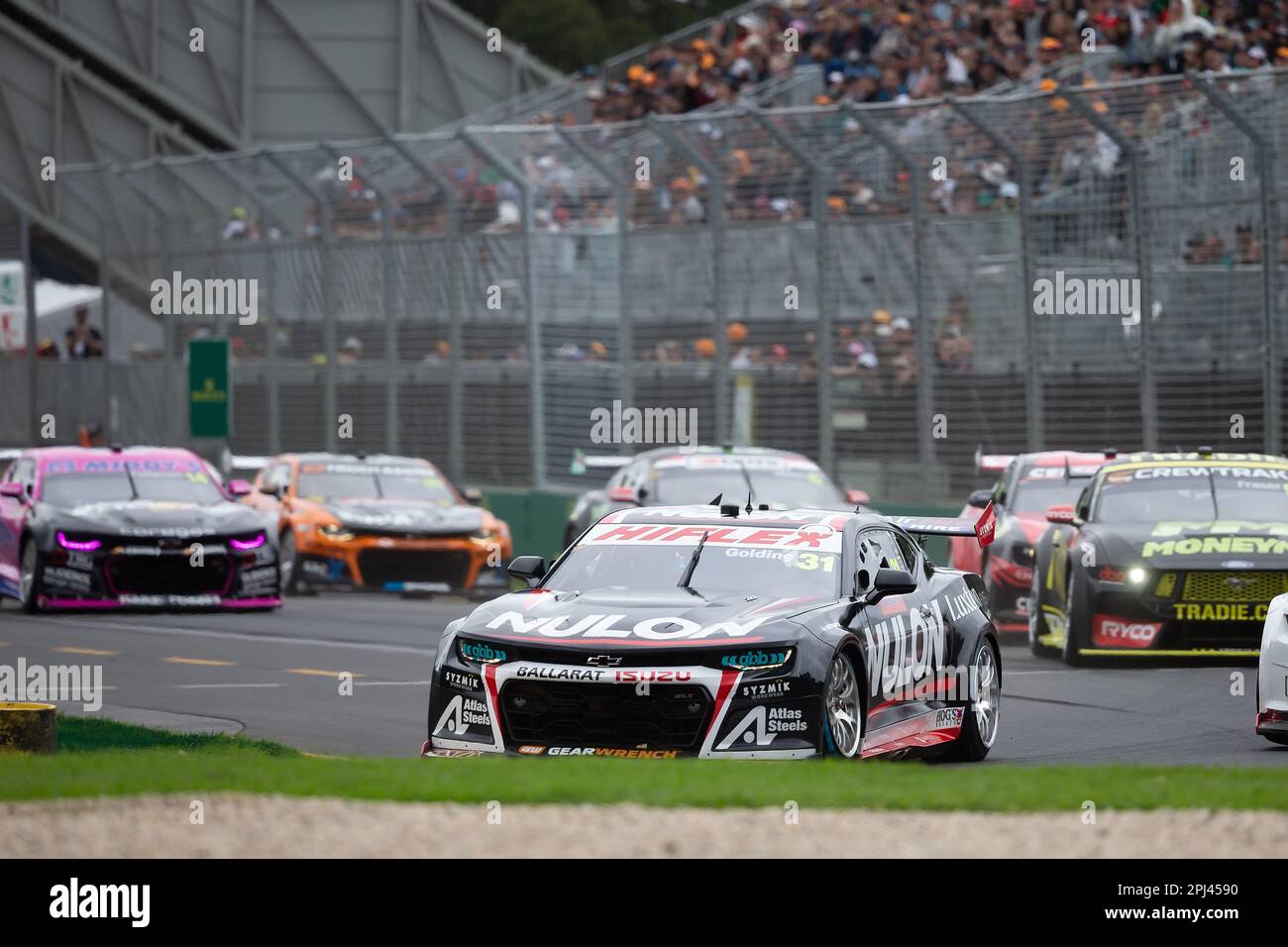 Melbourne, Australia, 31 marzo 2023. James Golding (31) guida per PremiAir Racing durante la gara Supercars 2 al Gran Premio di Formula uno australiano il 31 marzo 2023, al circuito Grand Prix di Melbourne ad Albert Park, Australia. Credit: Dave Hewison/Speed Media/Alamy Live News Foto Stock