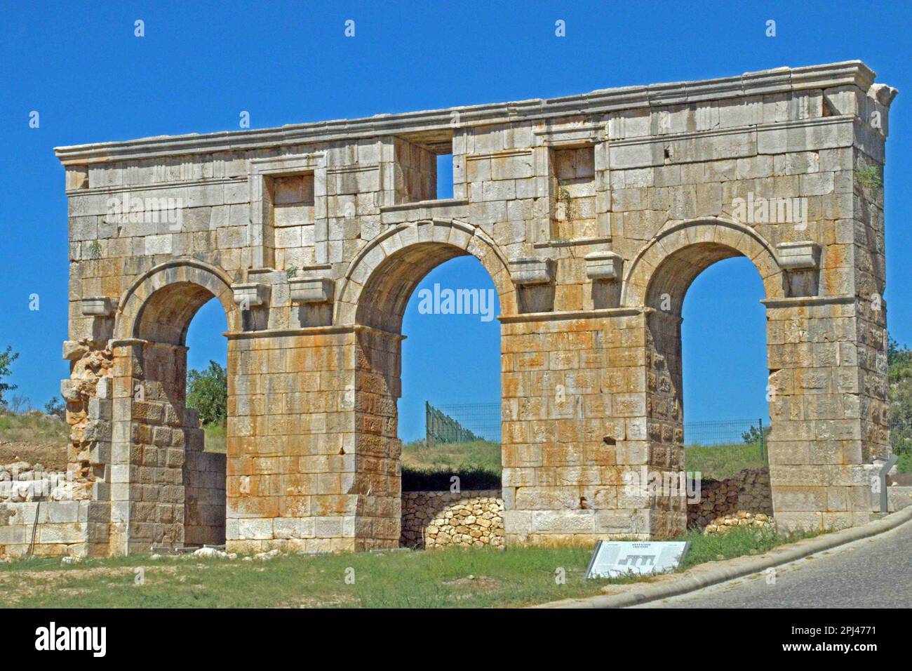 Turchia, Lycia, Patara: Un tempo una grande città della Lega Licia a causa del suo porto eccezionale, è stato governato da ittiti, persiani, egiziani, greci Foto Stock