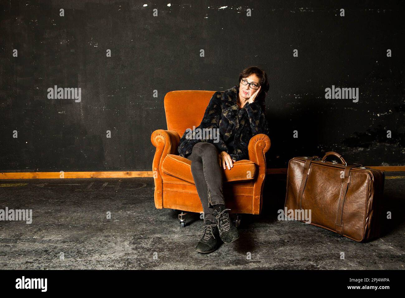 Sílvia Munt, actriz y directora de cine. Barcellona, fotografía del año 2017. Foto Stock