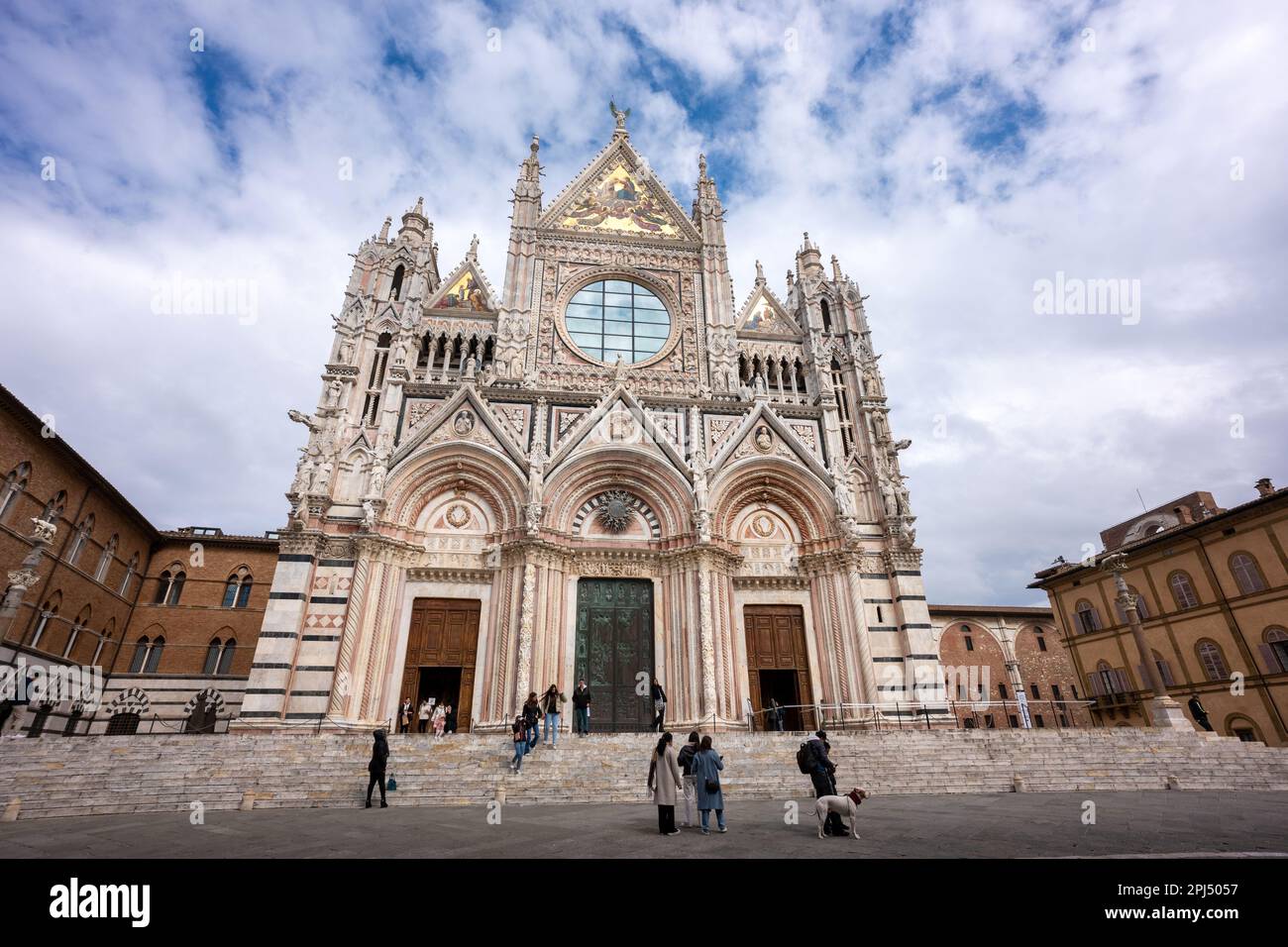 Cattedrale di Siena, Siena, Italia Foto Stock