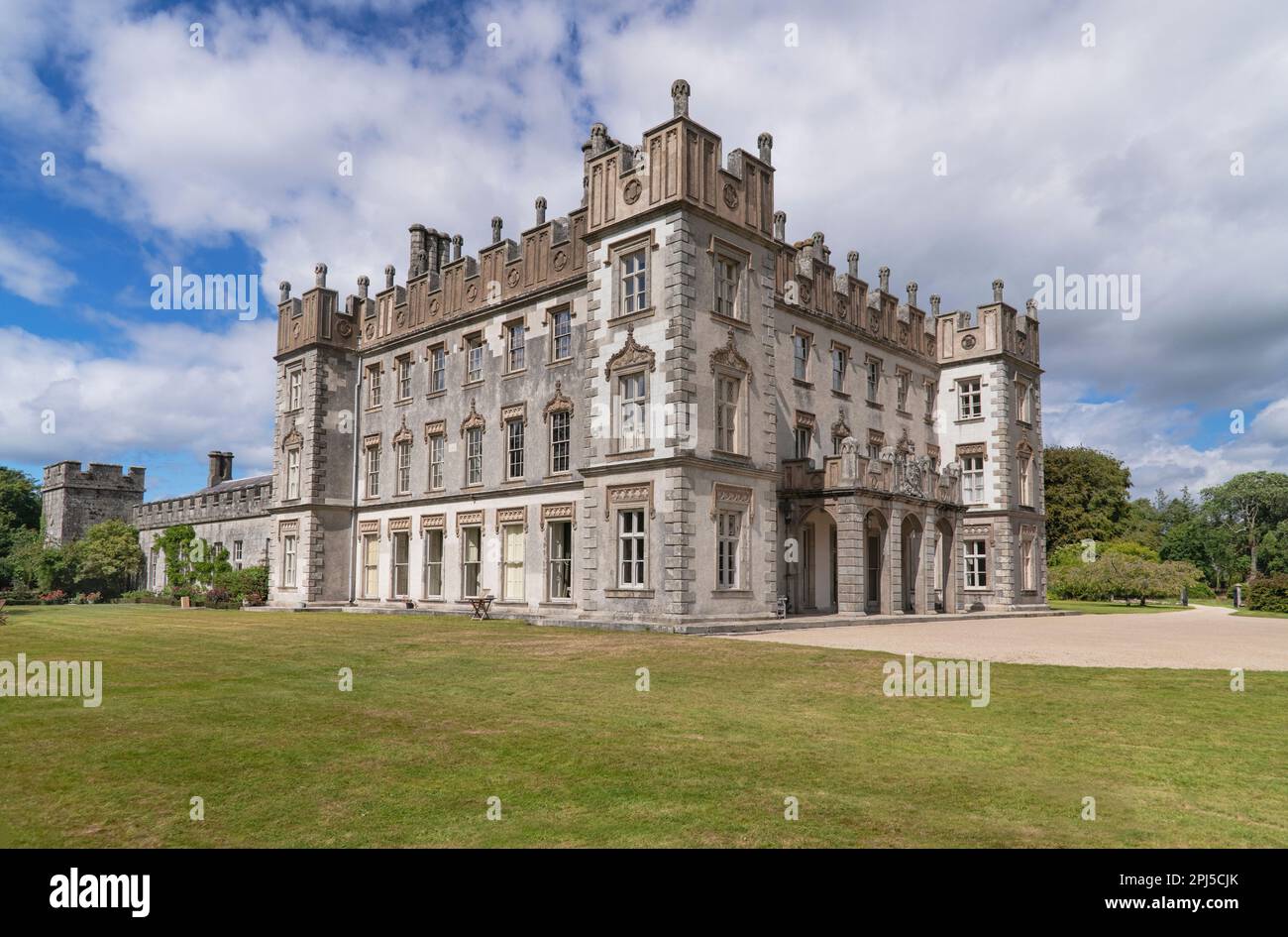 Irlanda, County Carlow, Borris, Borris House, che è la casa ancestrale della controversa famiglia McMorrough Kavanagh. Foto Stock