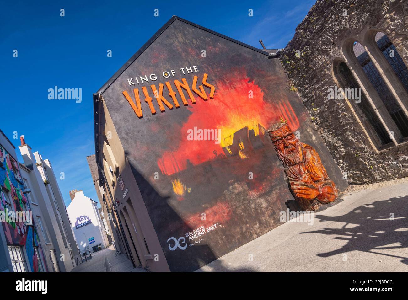 Irlanda, Contea di Waterford, città di Waterford, il centro culturale King of the Vikings, che è la prima esperienza di realtà virtuale al mondo impostata in un autentico Foto Stock