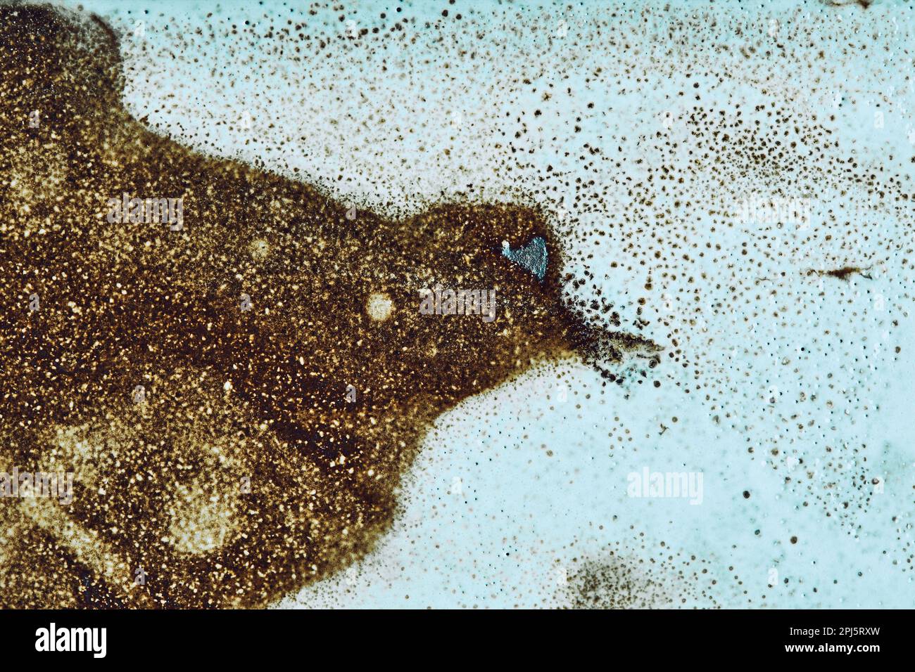 Superficie di sfondo in ceramica naturale. Modelli astratti. Materiale naturale. Texture di terra. Design in ceramica. Dettagli della natura. Sfondo naturale astratto Foto Stock