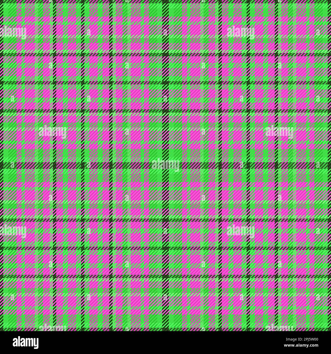 Texture vettoriale senza giunture. Modello plaid tartan. Controllo dello sfondo in tessuto nei colori verde e viola. Illustrazione Vettoriale