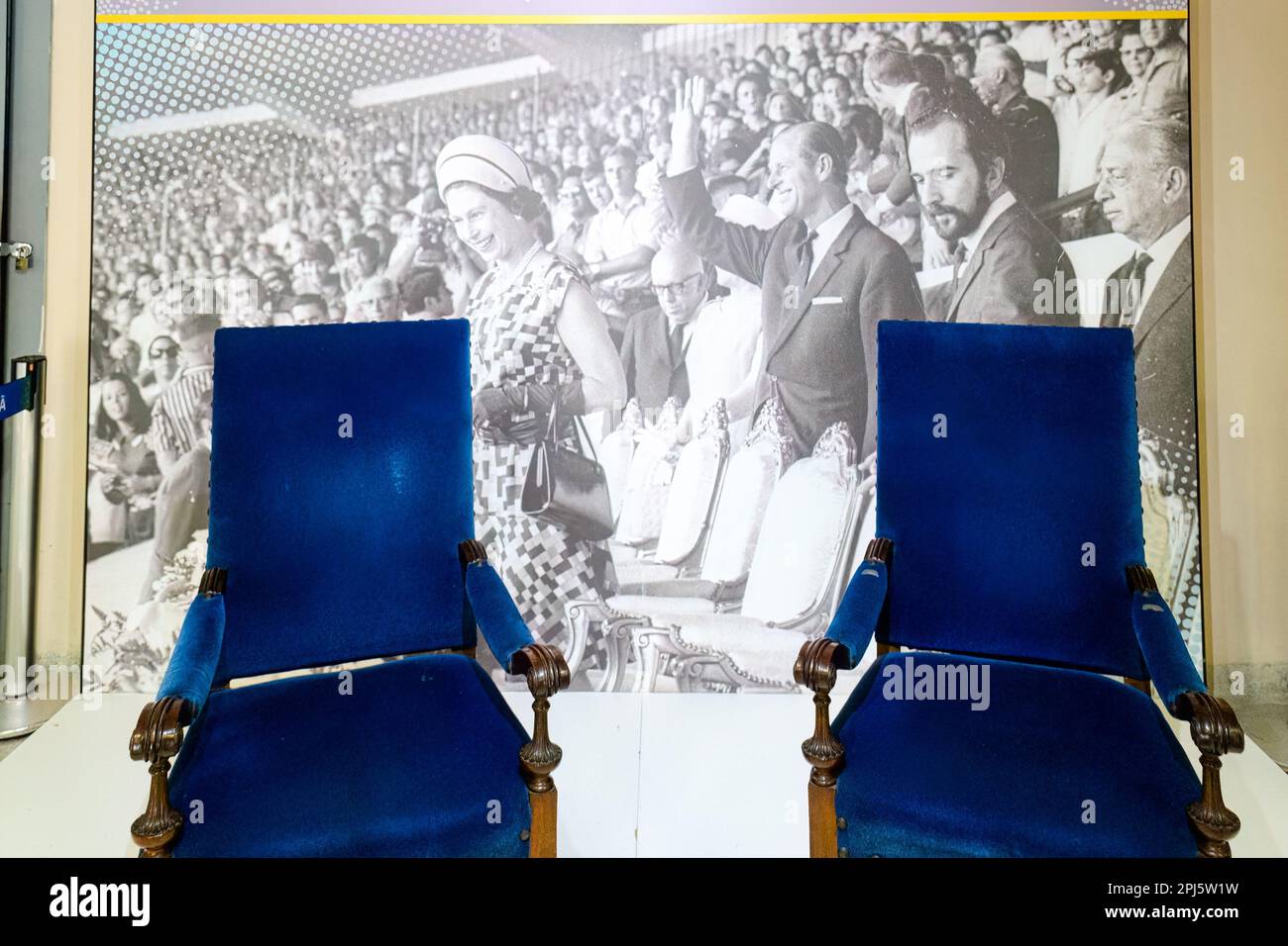 Maracana Stadium and Museum, Rio de Janeiro, Brasile Foto Stock