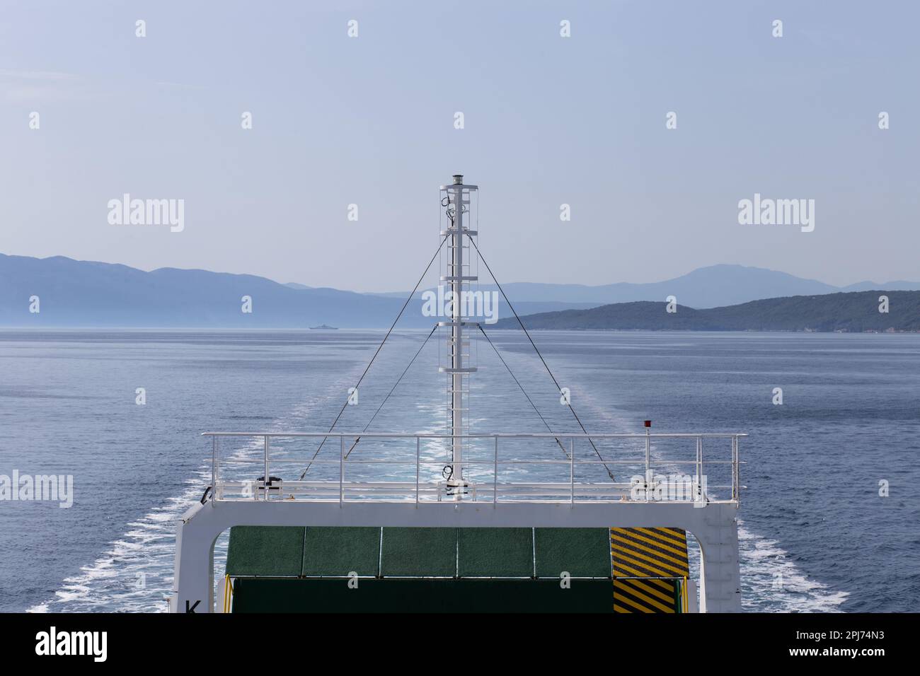 Traghetto per l'isola di Rab, Croazia Foto Stock