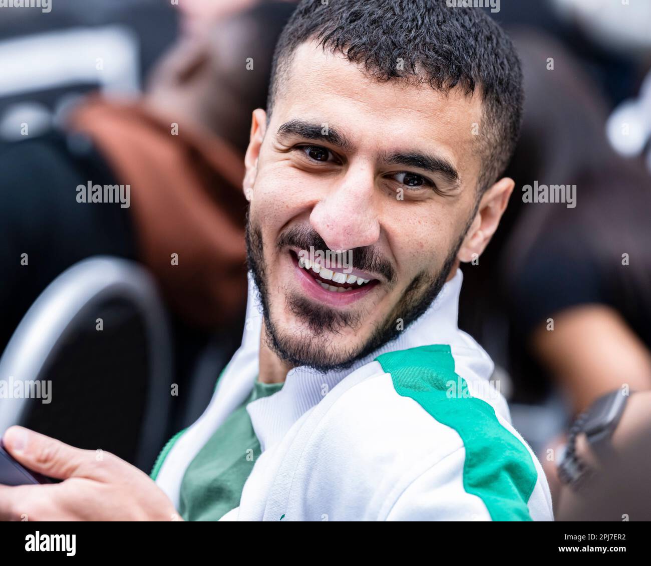 Londra, Regno Unito. 31st Mar, 2023. Ziyad Almaayouf durante Joshua vs. Franklin + Undercard Weigh-in a Westfield London, Londra, Regno Unito venerdì 31 marzo 2023 a LONDRA, INGHILTERRA. Credit: Taka G Wu/Alamy Live News Foto Stock