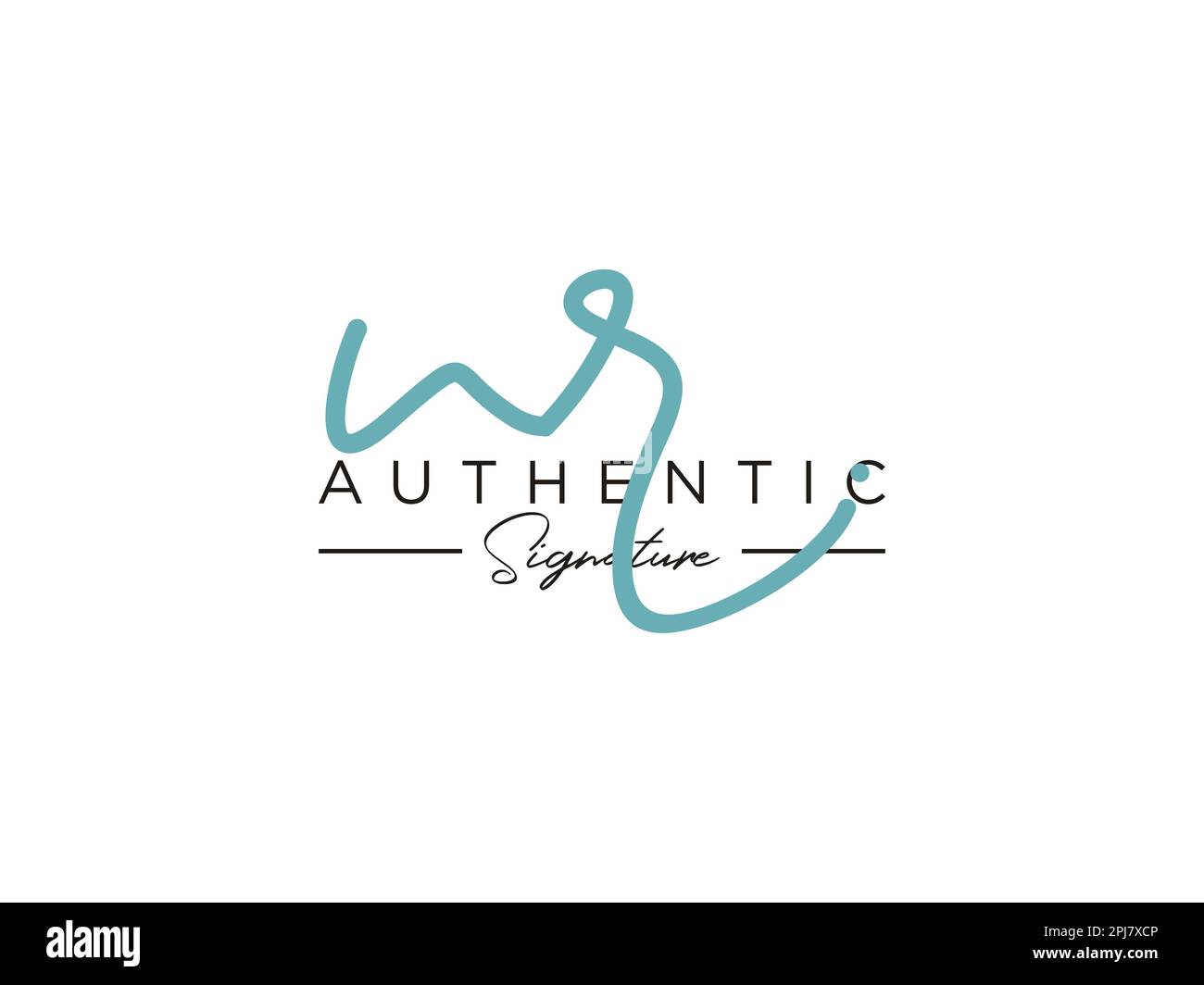 Vettore modello logo firma UR. Illustrazione Vettoriale