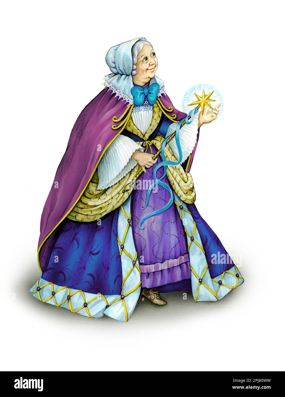 Libri di storia per bambini - madrina della Fata di Cenerentola Foto Stock