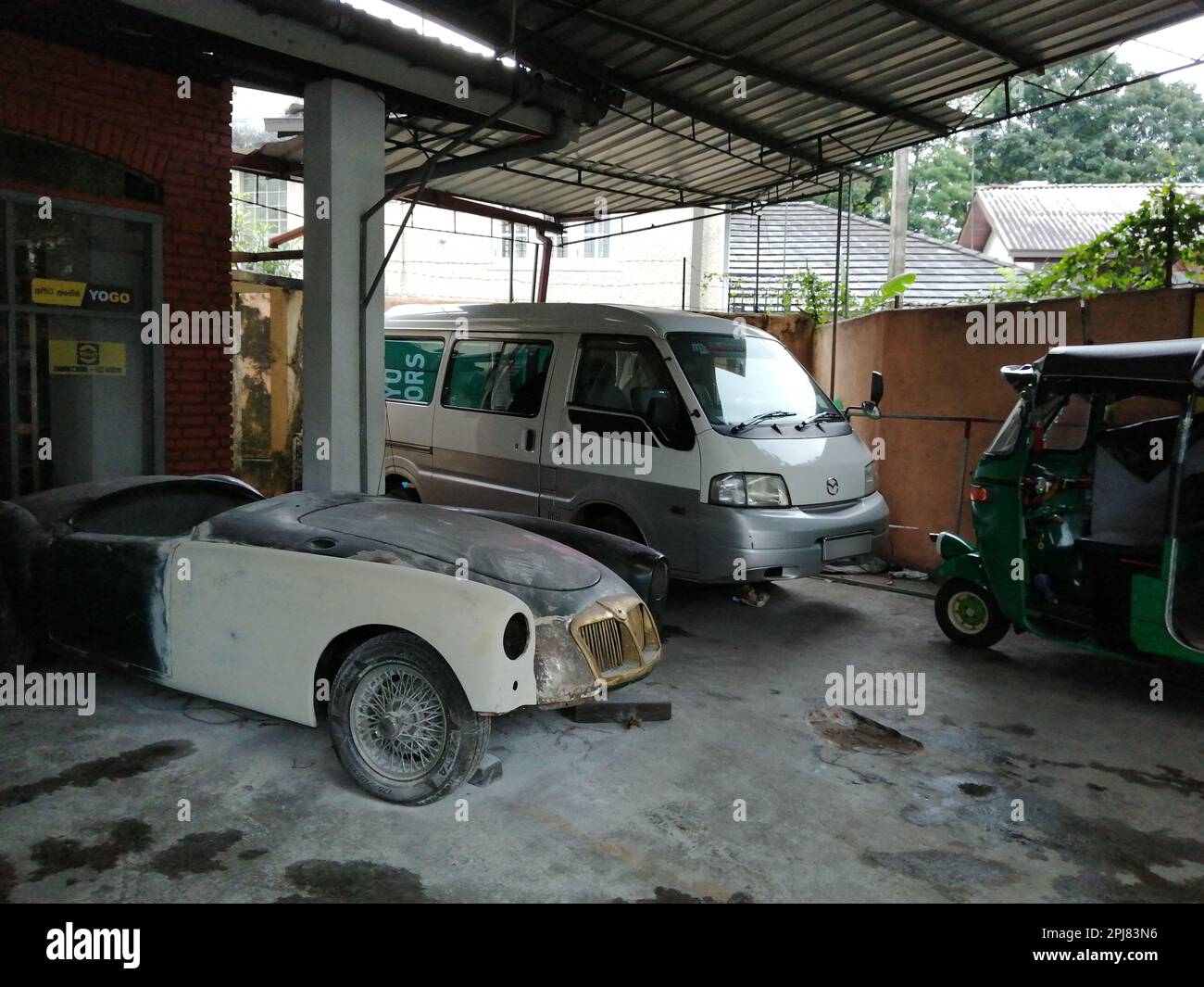 Concetto di incidente Foto Stock