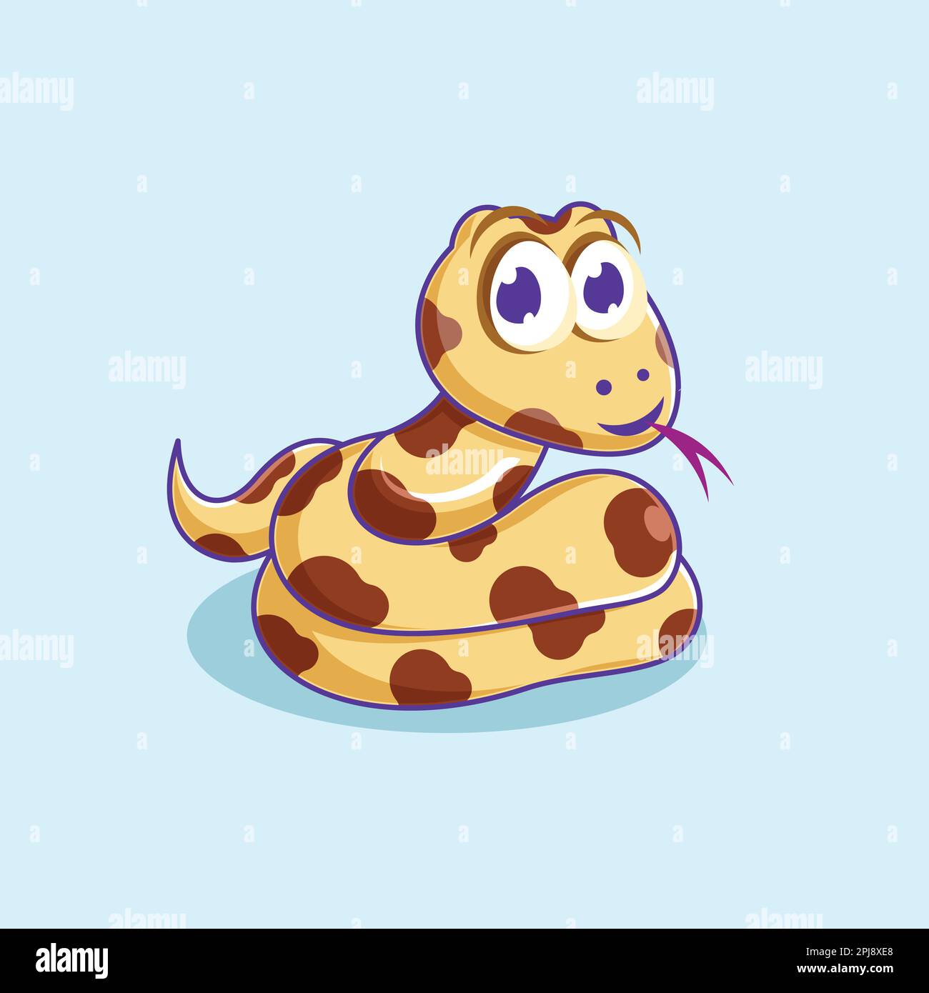 Serpente di cartone animato immagini e fotografie stock ad alta risoluzione  - Alamy