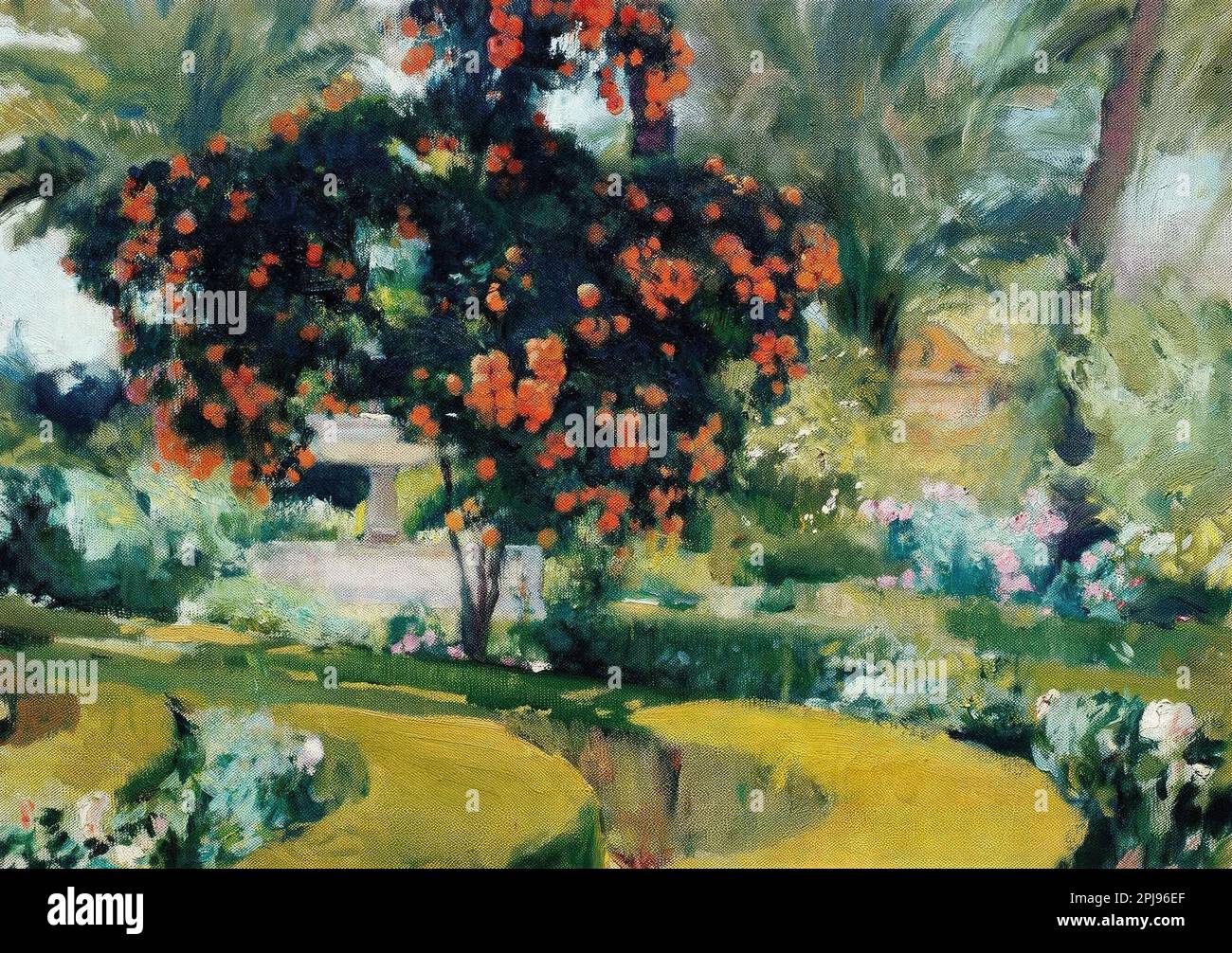 Joaquín Sorolla/-jardin del Alacazar de Sevilla, 1918. Óleo sobre lienzo. MUSEO: MUSEO SOROLLA, MADRID, SPAGNA. Foto Stock