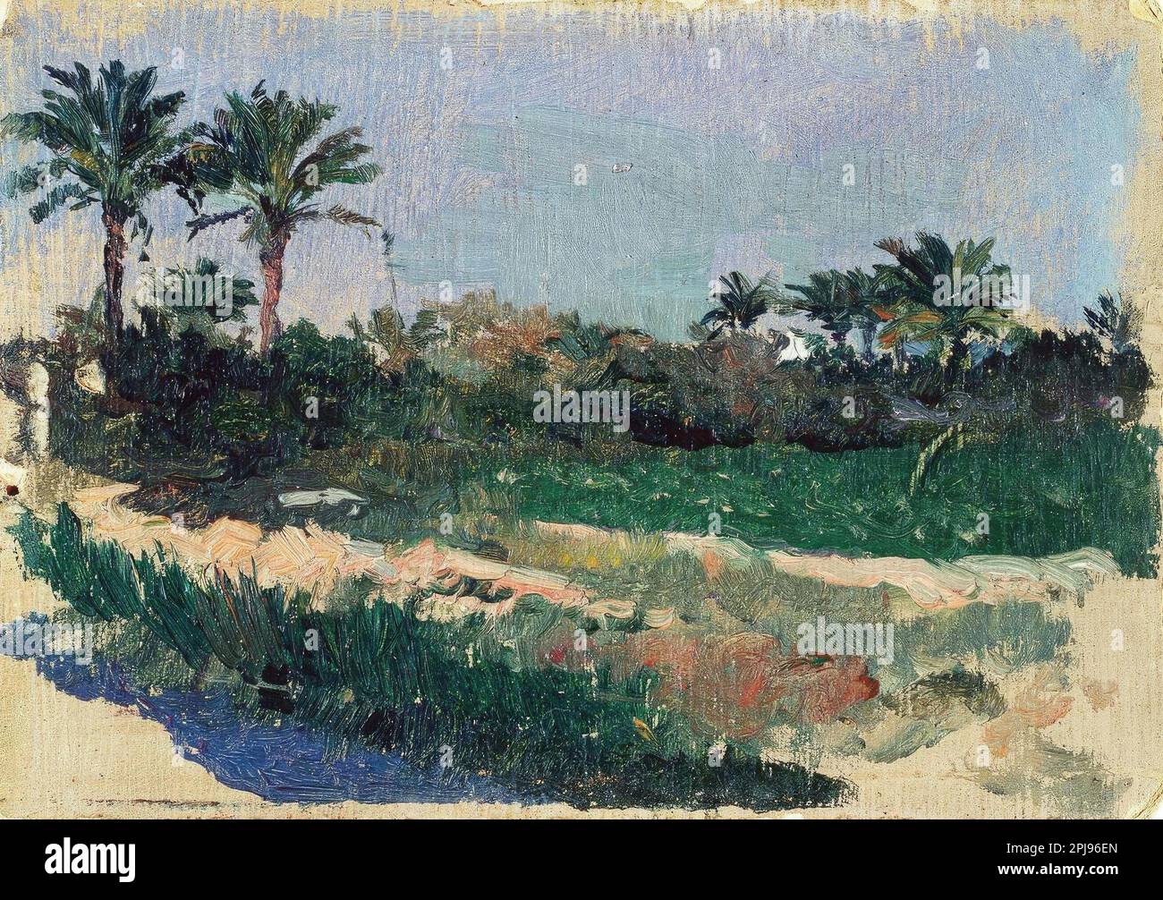 Joaquín Sorolla/ Playa de Valencia, 1889-1890. Óleo sobre lienzo. MUSEO: MUSEO SOROLLA, MADRID, SPAGNA. Foto Stock