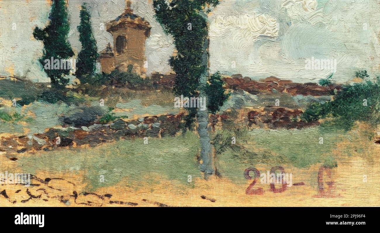 Joaquín Sorolla/Calvari, Valencia (1889-1890). Óleo sobre lienzo. MUSEO: MUSEO SOROLLA, MADRID, SPAGNA. Foto Stock