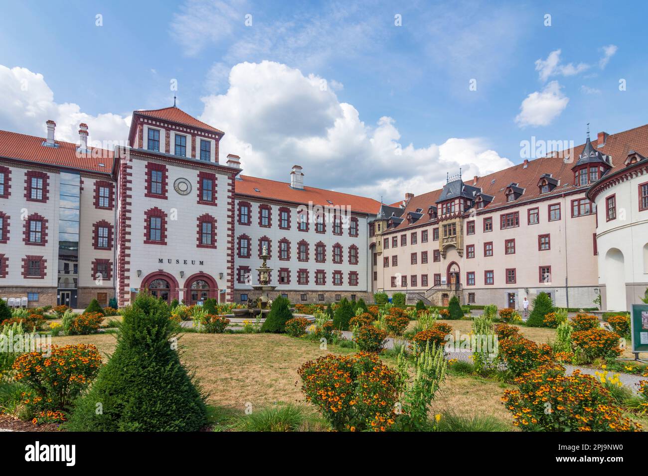 Meiningen: Schloss Elisabethenburg Castle in , Thüringen, Turingia, Germania Foto Stock