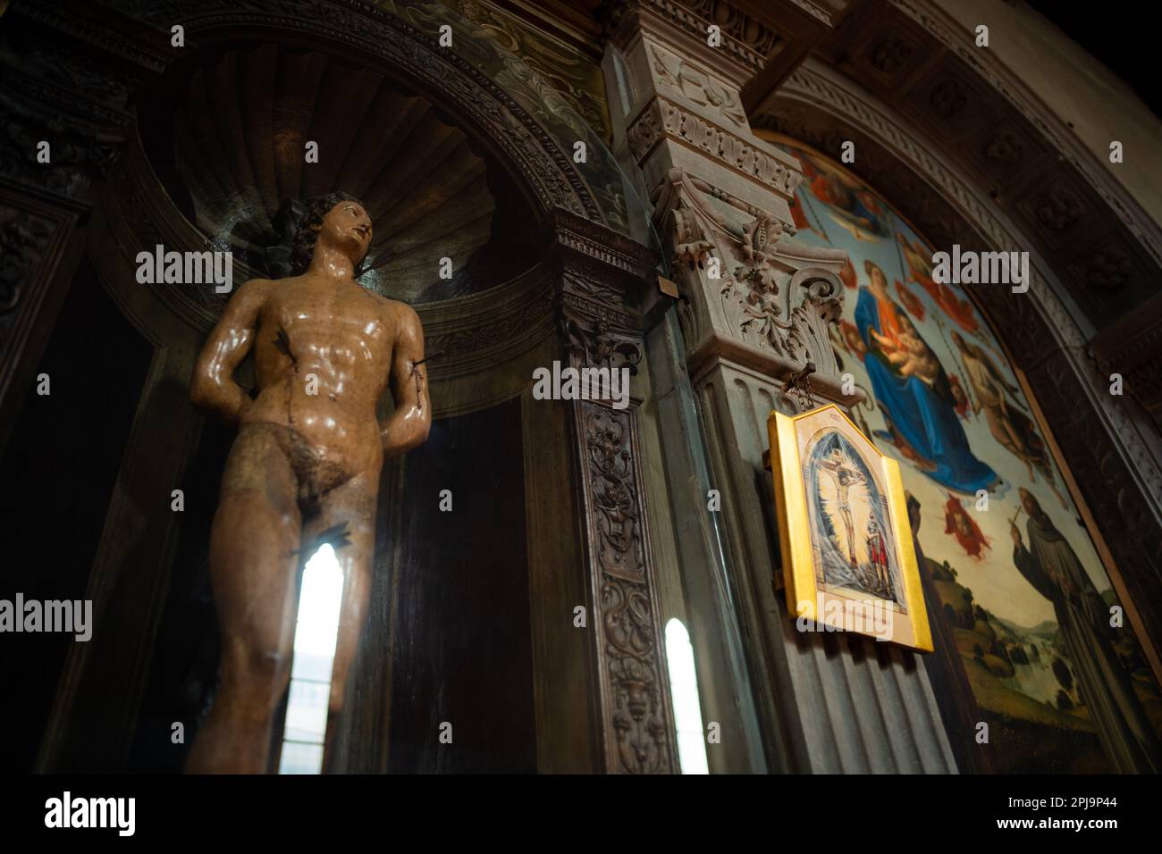 Chiesa di Sant'Ambrogio, Firenze Foto Stock