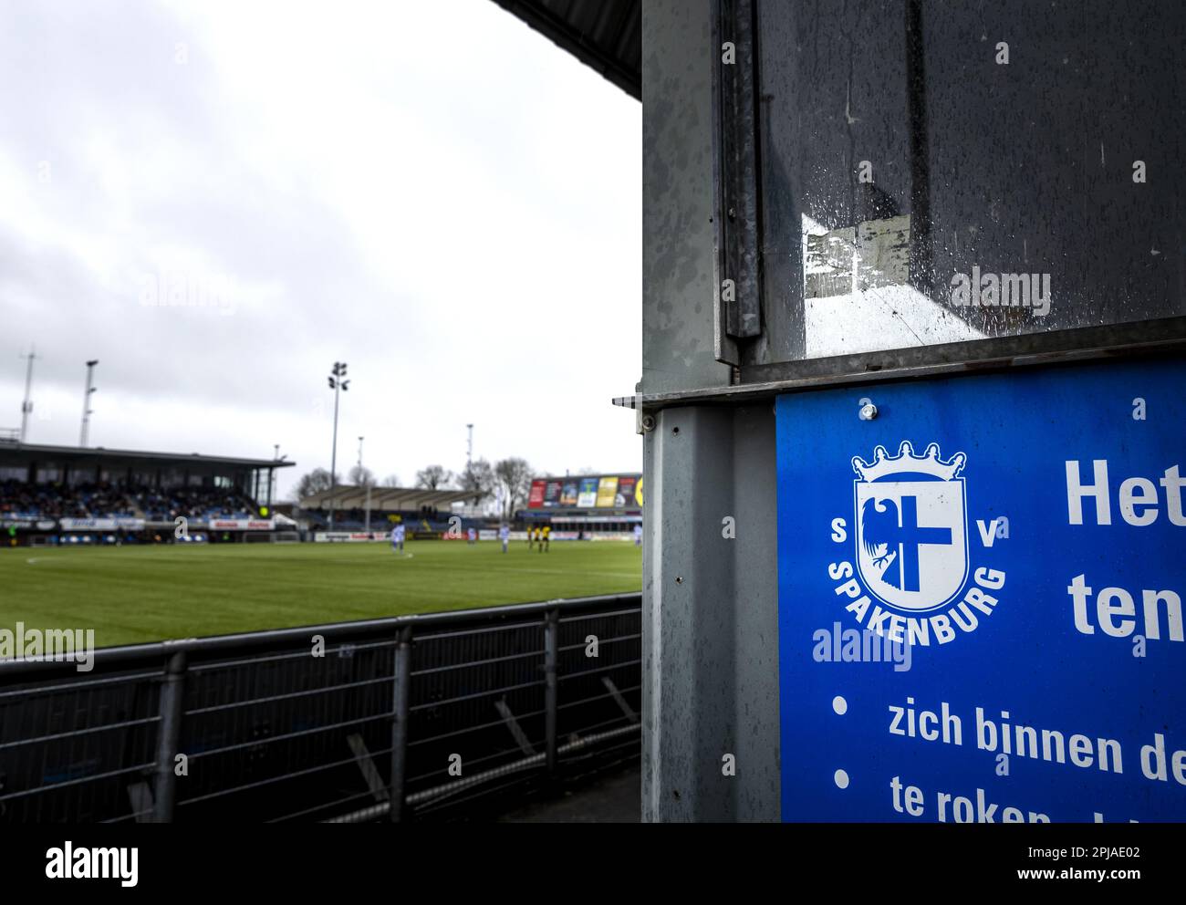 SPAKENBURG - Parco sportivo de Westmaat di SV Spakenburg. Spakenburg ha stordito nei quarti di finale della KNVB Cup eliminando il FC Utrecht 4-1. ANP REMKO DE WAAL netherlands out - belgium out Credit: ANP/Alamy Live News Foto Stock