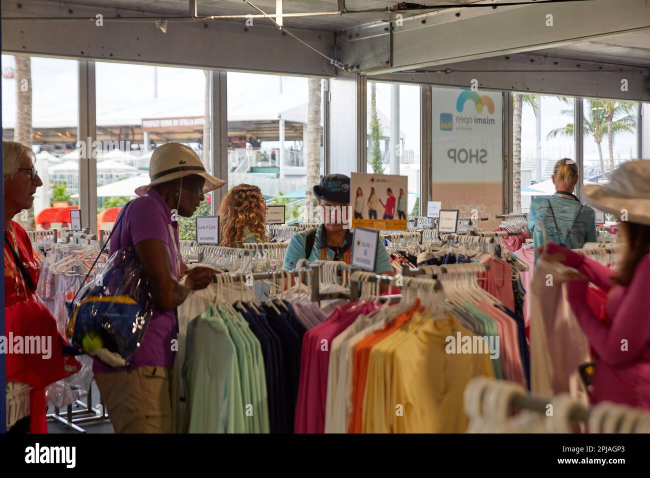 Miami Gardens, Florida, Stati Uniti. 1st aprile 2023. 2023 Miami Open powered by Itau, a piedi. Foto Stock