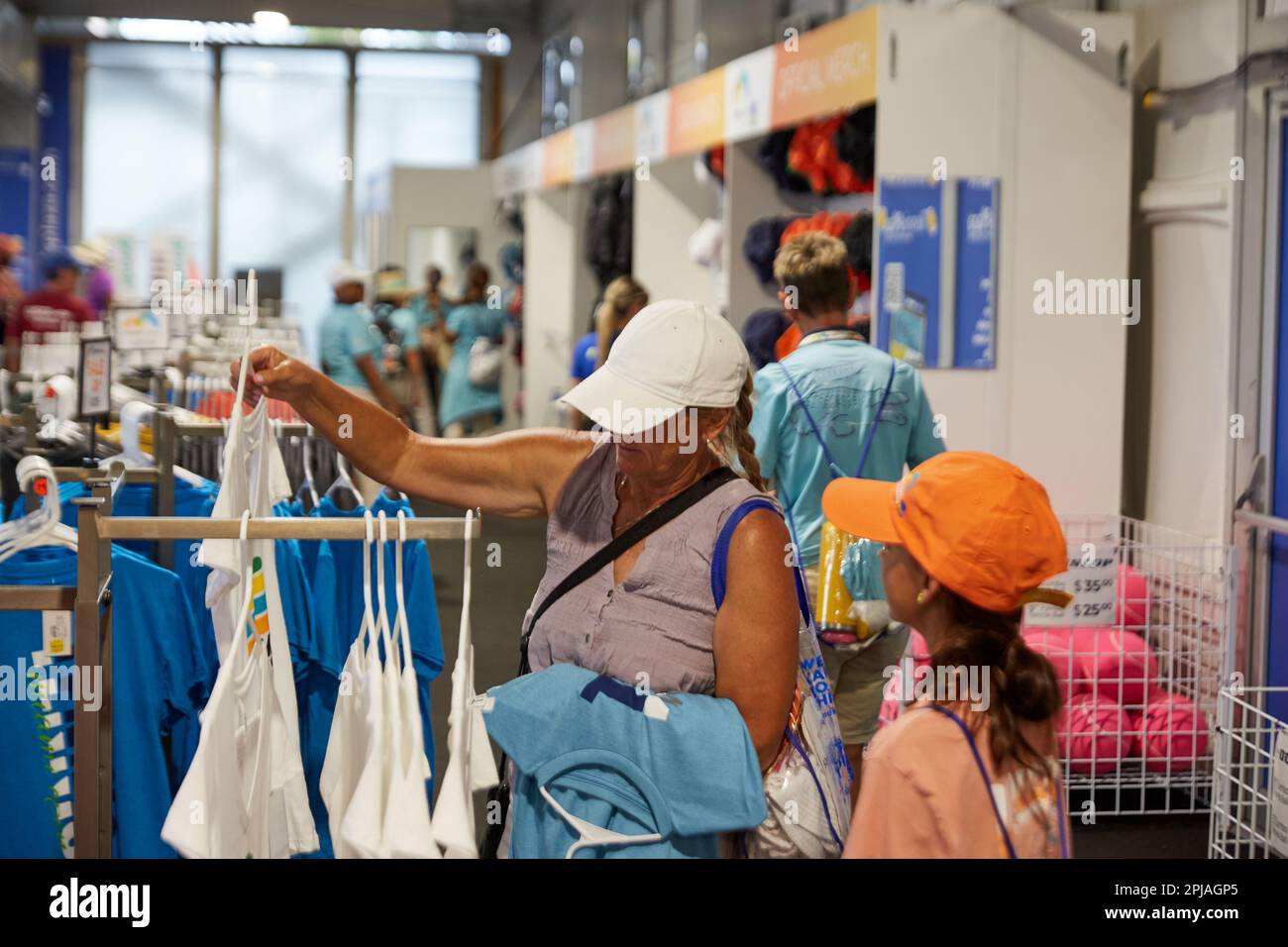 Miami Gardens, Florida, Stati Uniti. 1st aprile 2023. 2023 Miami Open powered by Itau, a piedi. Foto Stock