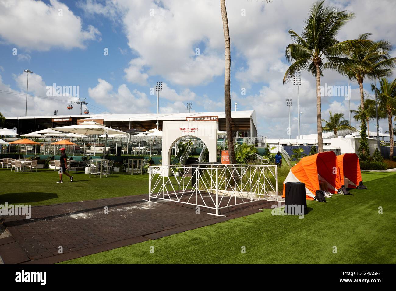 Miami Gardens, Florida, Stati Uniti. 1st aprile 2023. 2023 Miami Open powered by Itau, a piedi. Foto Stock