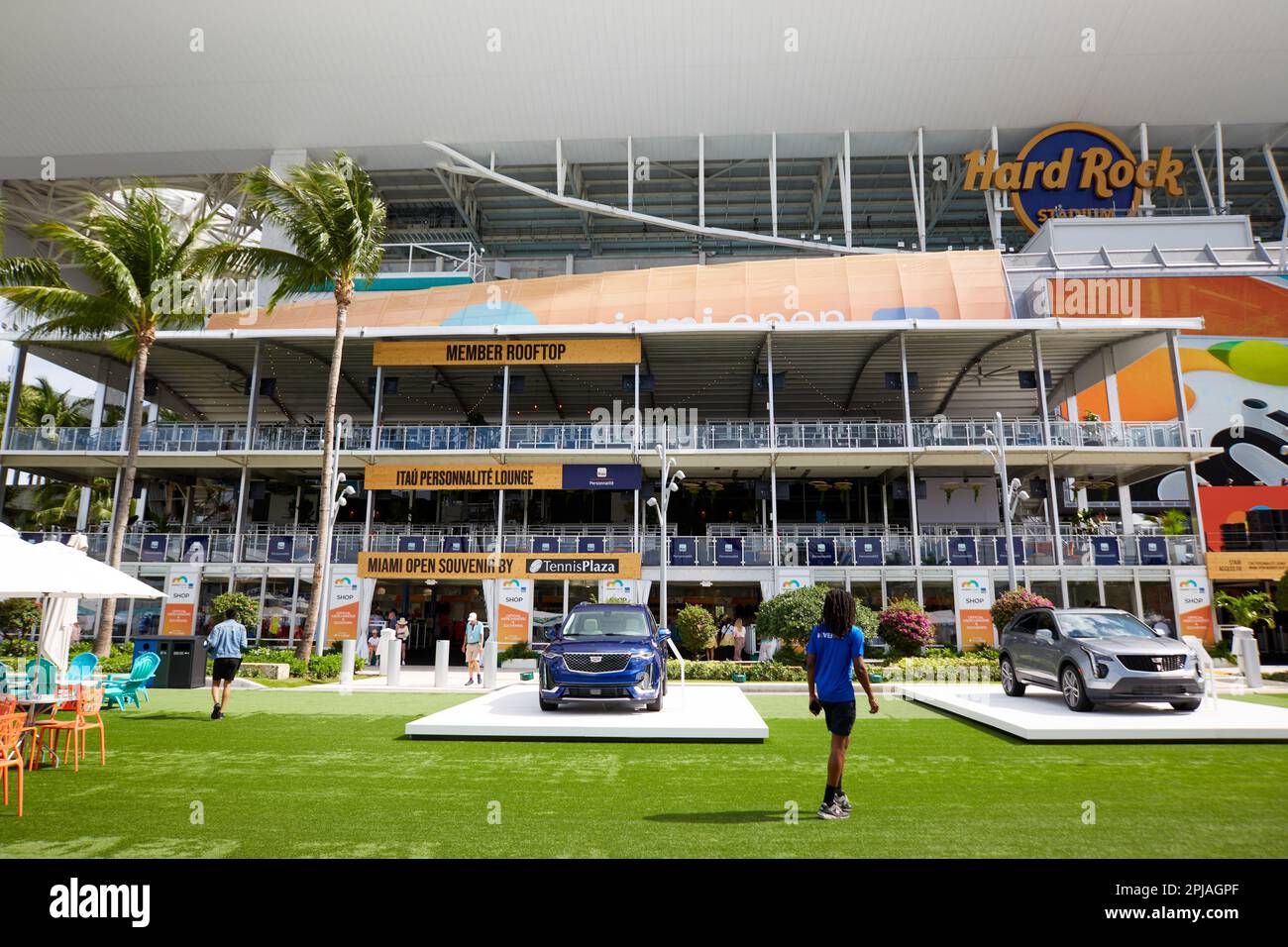 Miami Gardens, Florida, Stati Uniti. 1st aprile 2023. 2023 Miami Open powered by Itau, a piedi. Foto Stock