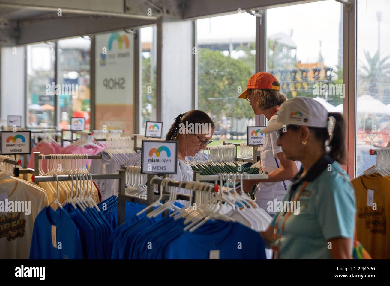 Miami Gardens, Florida, Stati Uniti. 1st aprile 2023. 2023 Miami Open powered by Itau, a piedi. Foto Stock