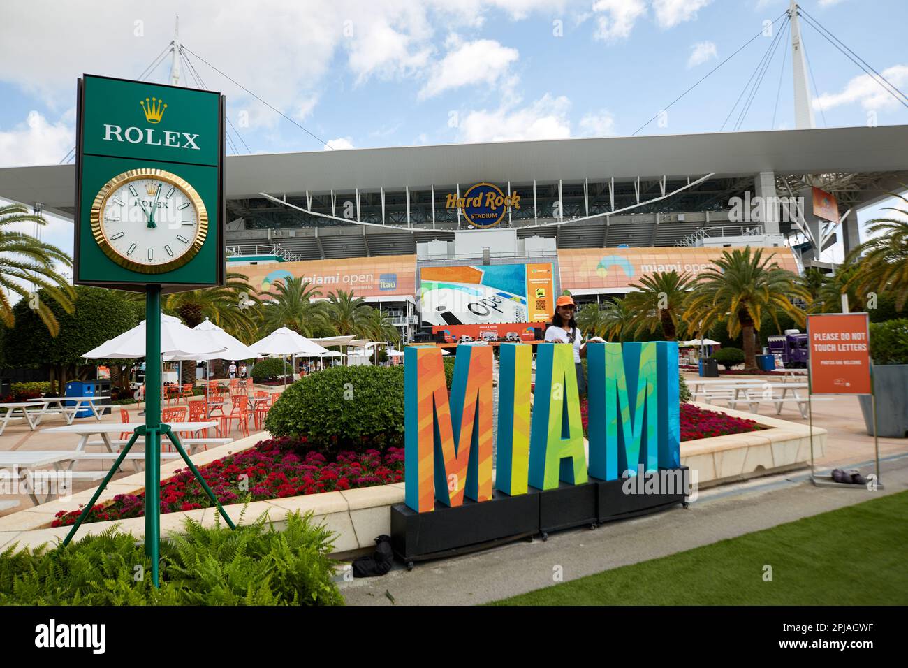Miami Gardens, Florida, Stati Uniti. 1st aprile 2023. 2023 Miami Open powered by Itau, a piedi. Foto Stock