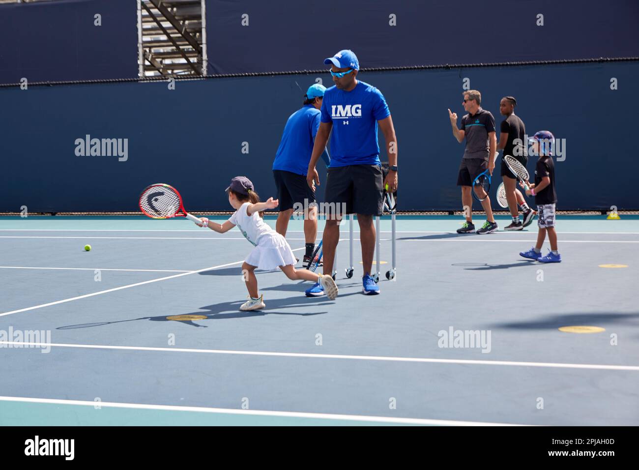 Miami Gardens, Florida, Stati Uniti. 1st aprile 2023. 2023 Miami Open powered by Itau, a piedi. Foto Stock