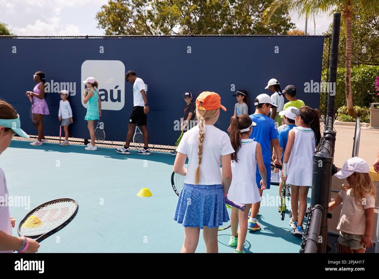 Miami Gardens, Florida, Stati Uniti. 1st aprile 2023. 2023 Miami Open powered by Itau, a piedi. Foto Stock