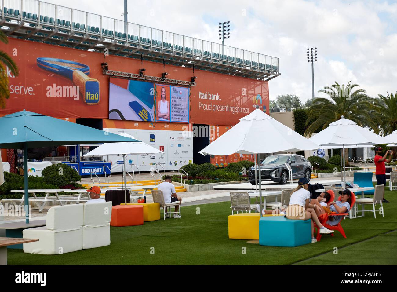 Miami Gardens, Florida, Stati Uniti. 1st aprile 2023. 2023 Miami Open powered by Itau, a piedi. Foto Stock