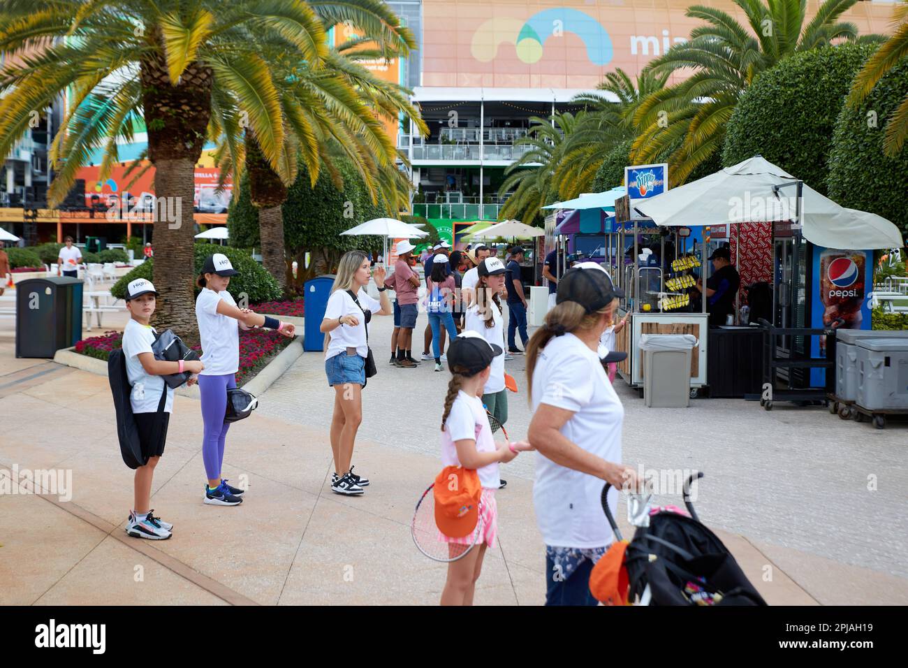 Miami Gardens, Florida, Stati Uniti. 1st aprile 2023. 2023 Miami Open powered by Itau, a piedi. Foto Stock