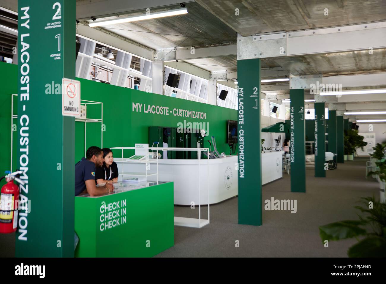 Miami Gardens, Florida, Stati Uniti. 1st aprile 2023. 2023 Miami Open powered by Itau, a piedi. Foto Stock