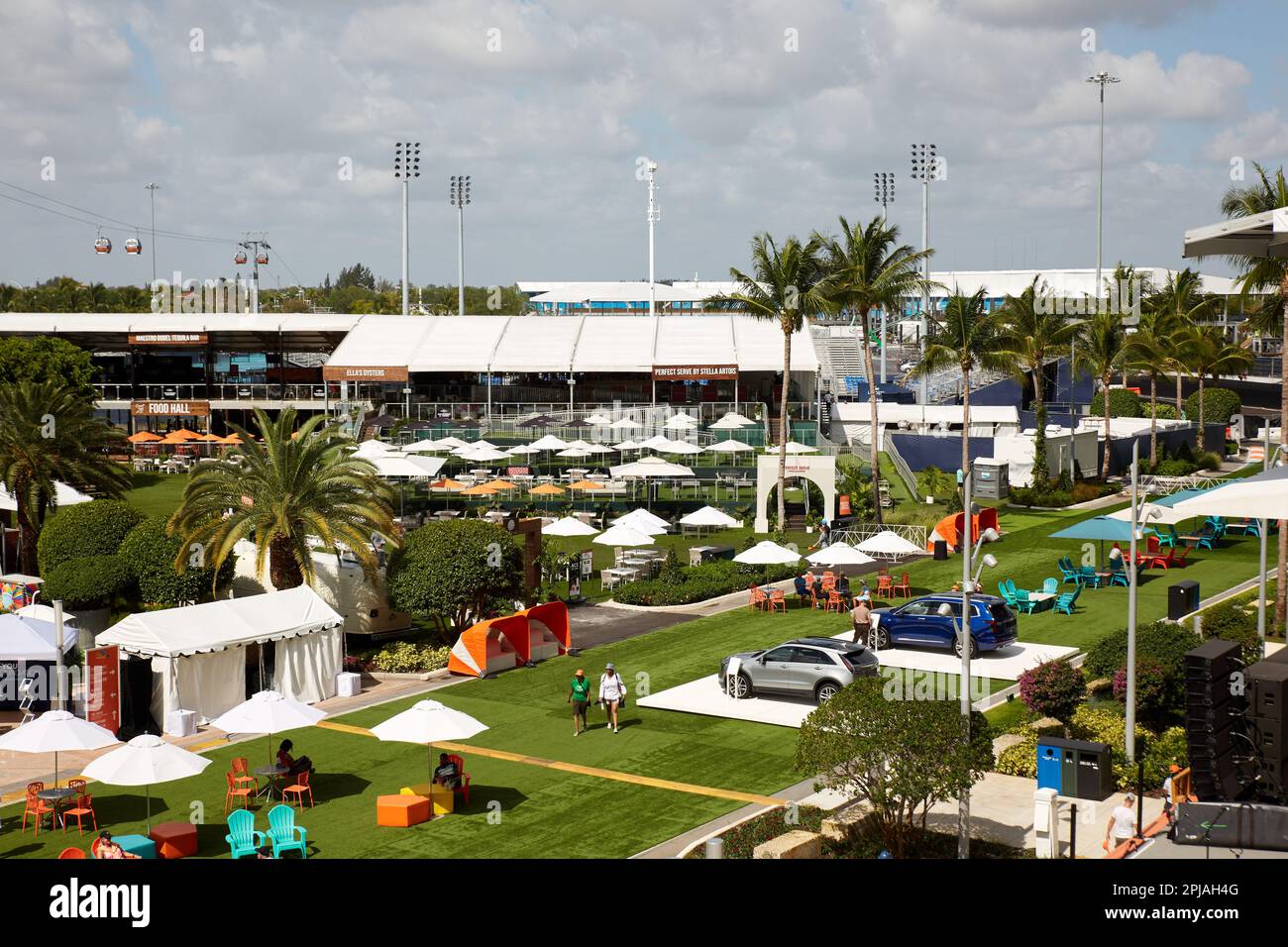 Miami Gardens, Florida, Stati Uniti. 1st aprile 2023. 2023 Miami Open powered by Itau, a piedi. Foto Stock