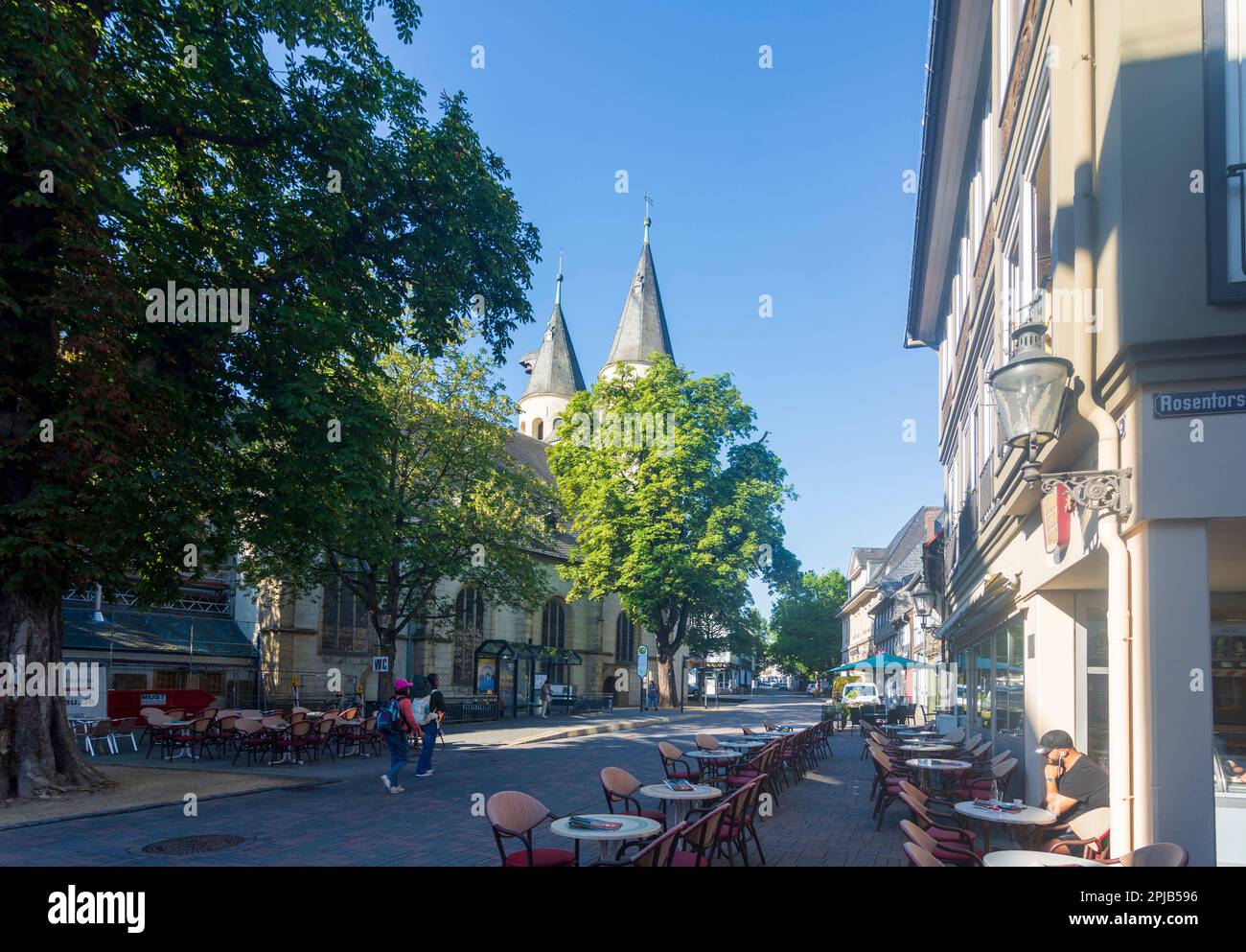 Goslar: chiesa di San Jakobus der Ältere (St. Jakobi, Jakobikirche) ad Harz, Niedersachsen, bassa Sassonia, Germania Foto Stock