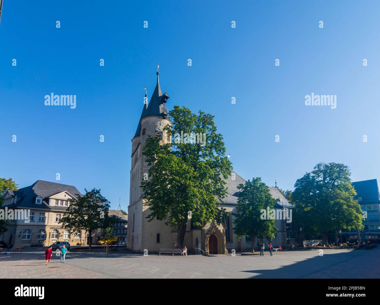 Goslar: chiesa di San Jakobus der Ältere (St. Jakobi, Jakobikirche) ad Harz, Niedersachsen, bassa Sassonia, Germania Foto Stock