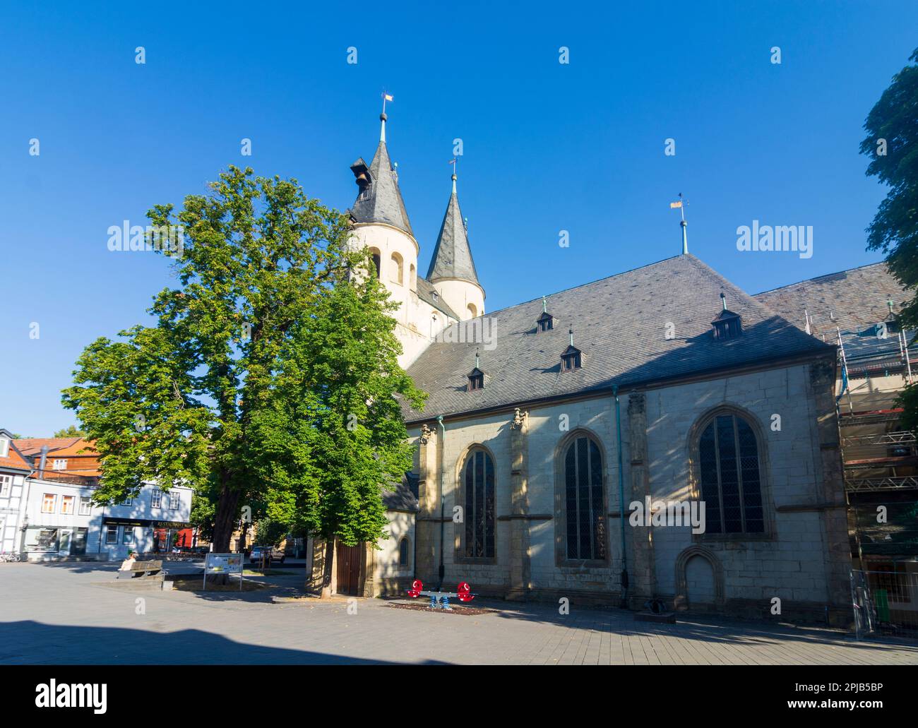 Goslar: chiesa di San Jakobus der Ältere (St. Jakobi, Jakobikirche) ad Harz, Niedersachsen, bassa Sassonia, Germania Foto Stock