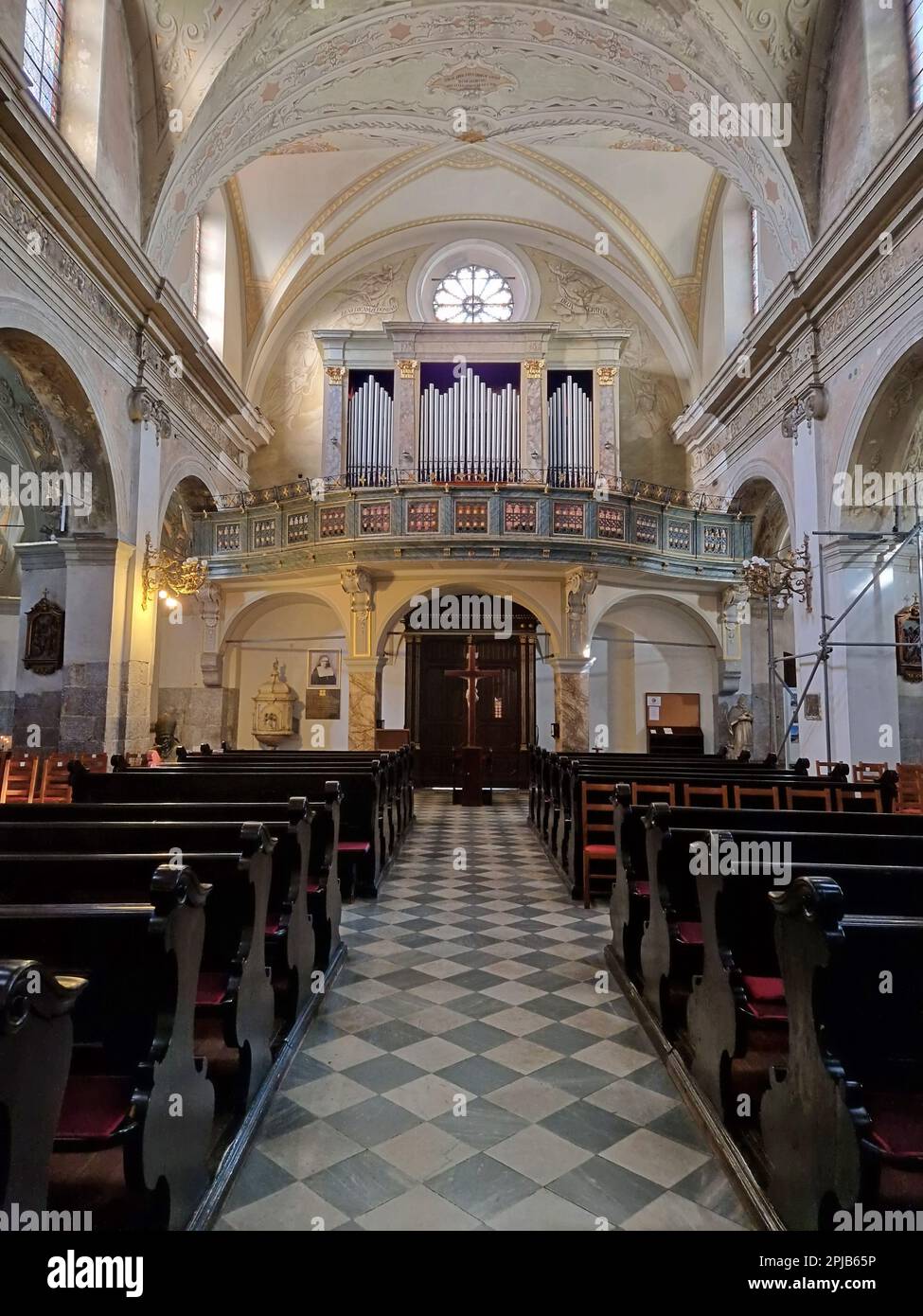 Chiesa Dell'assunzione Della Beata Vergine Maria RIJEKA, CROAZIA - GENNAIO 2023 Chiesa dell'Assunzione della Beata
