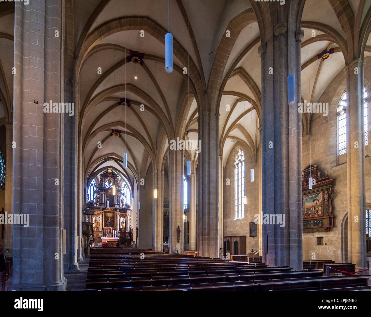 Erfurt: Severikirche (Chiesa di San Severus), Città Vecchia in , Thüringen, Turingia, Germania Foto Stock