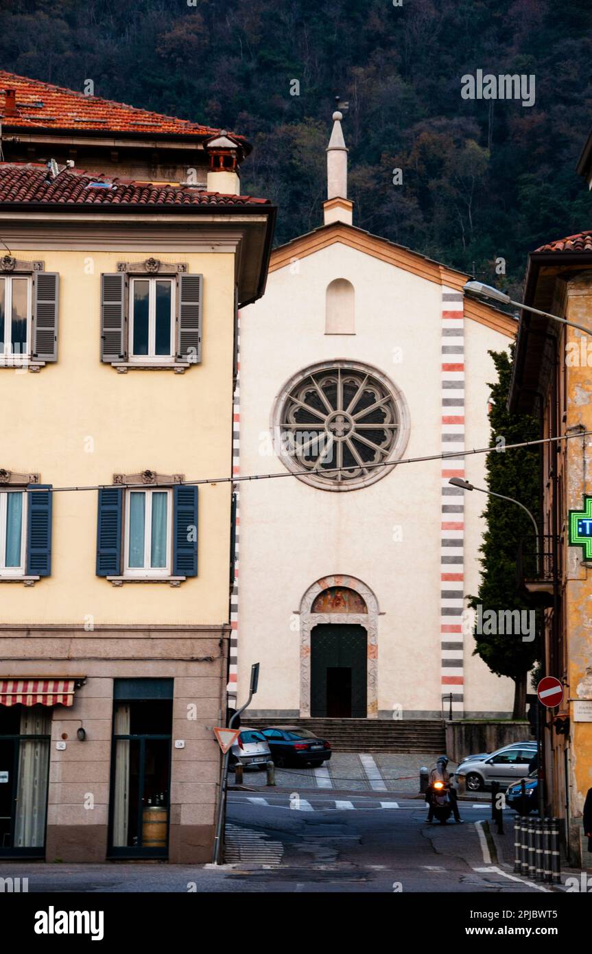 Gotico Cistercense Sant'Agostino del XIV secolo a Como, Italia. Foto Stock