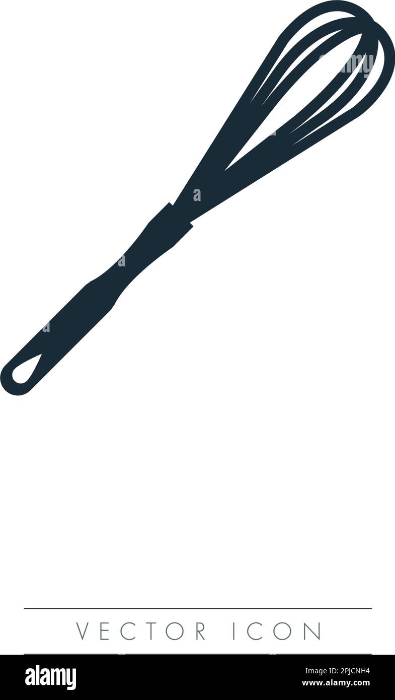 Mixer Bakery, frusta, uovo Beater icona Vector Logo modello Illustrazione Design Illustrazione Vettoriale
