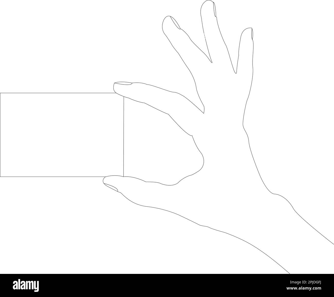 disegno illustrativo della scheda con logo a mano Illustrazione Vettoriale